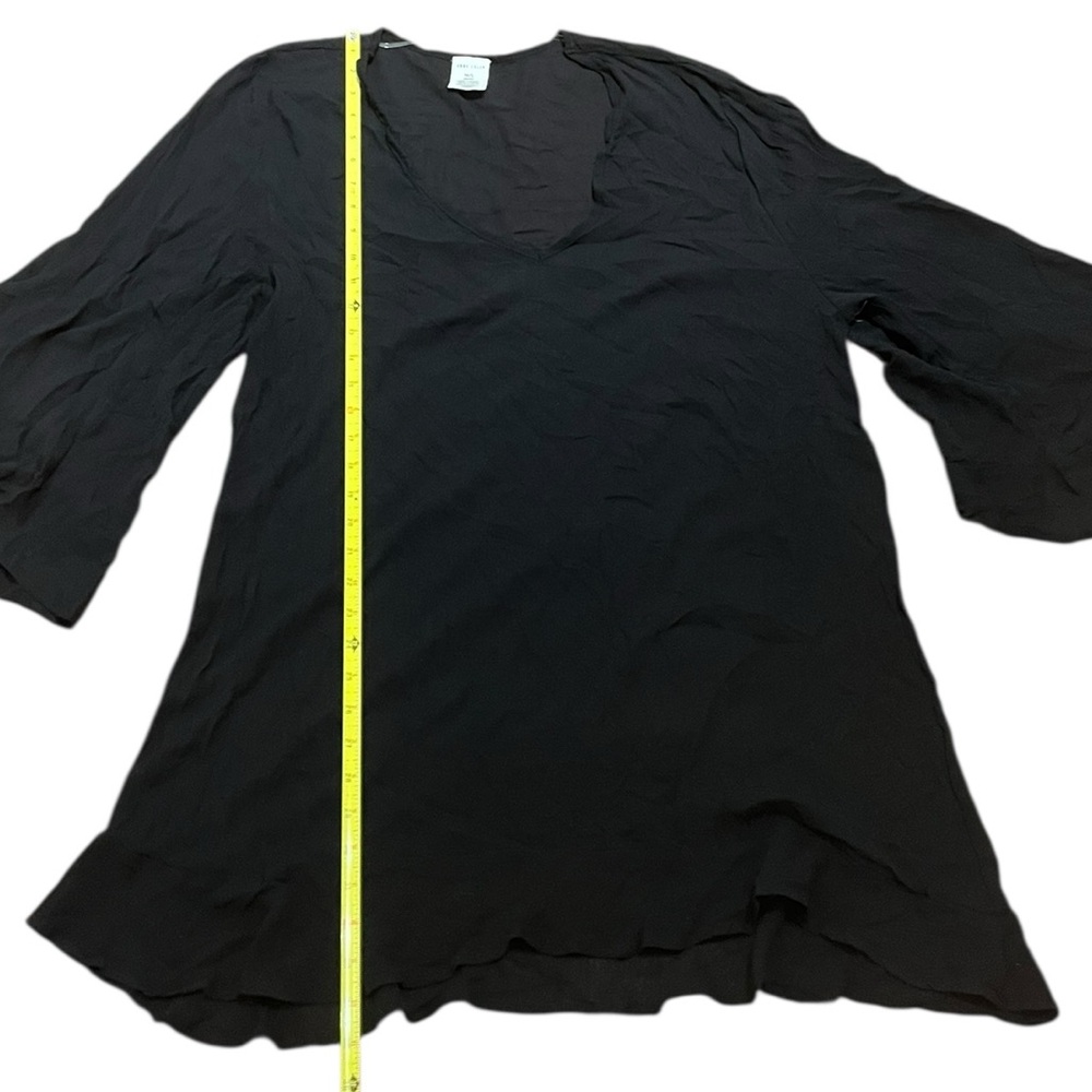 Anne Cole Black Lightweight Tunic Swim Coverup, Size M/L, NWOT - Picture 6 of 9